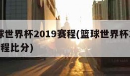 篮球世界杯2019赛程(篮球世界杯2019赛程比分)